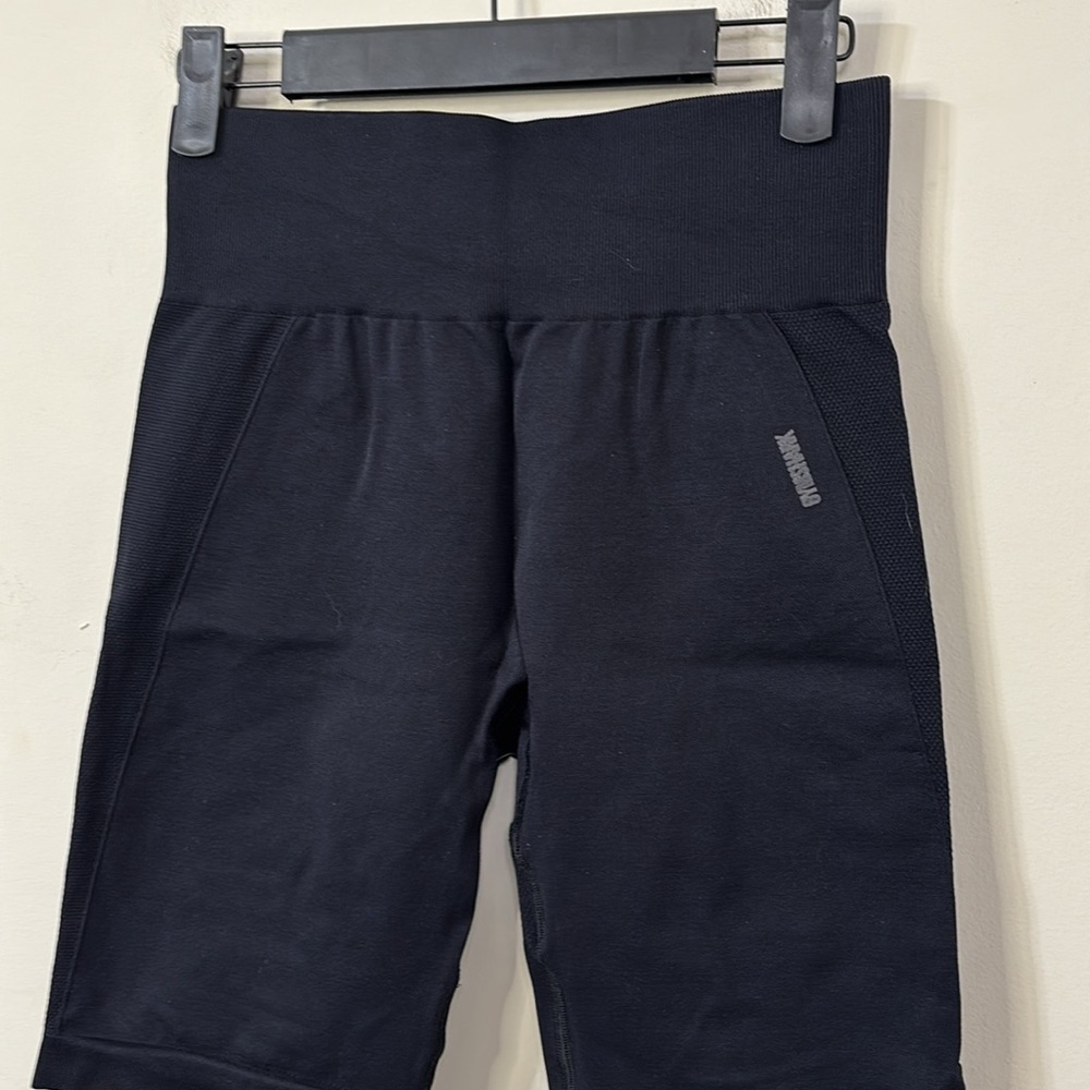Gymshark Flex Cycling Bike Shorts Black Size Medium - Picture 3 of 5